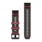 Garmin QuickFit 22 Silicone Band Marsala with Graphite