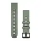 Garmin QuickFit 22 Silicone Band Willow with Graphite