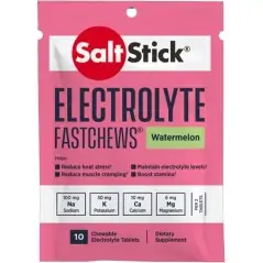 Fastchews Electrolyte Saltsticks Watermelon (10 tablets)