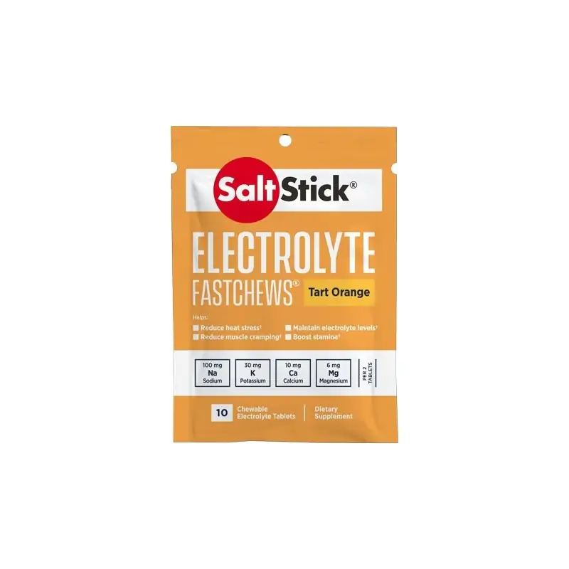 Fastchews Electrolyte Saltsticks Tart Orange (10 tablets)