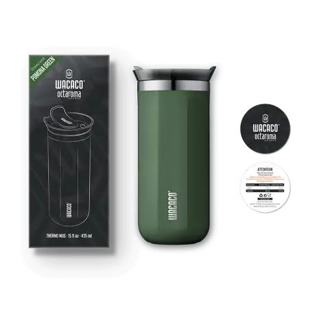 Wacaco Octaroma Grande Travel Mug 435ml Green