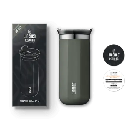 Wacaco Octaroma Grande Travel Mug 435ml Grey