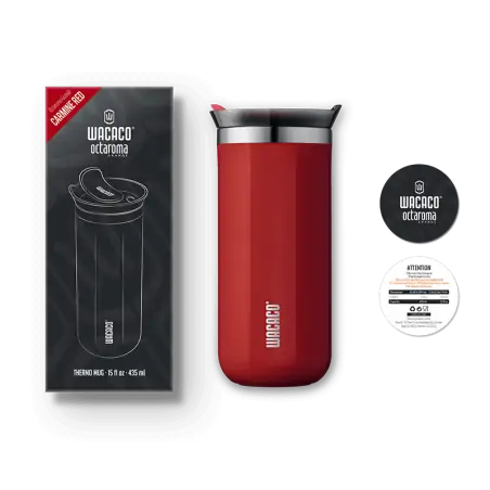 Wacaco Octaroma Grande Travel Mug 435ml Red