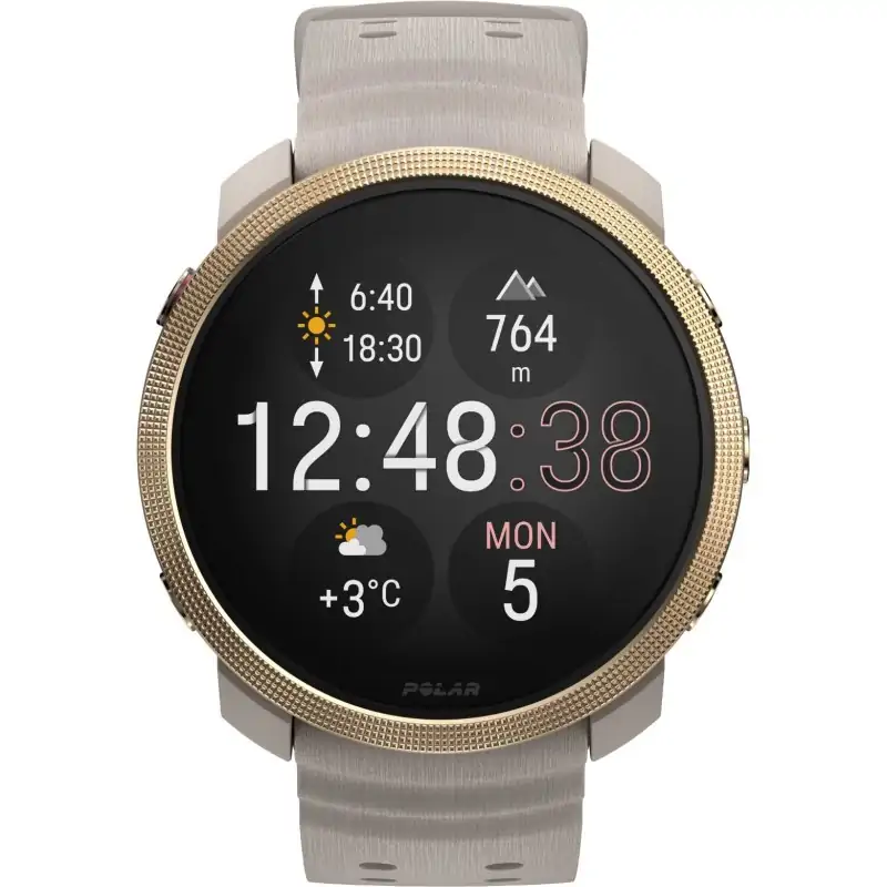 POLAR VANTAGE M3 GREIGE/GOLD - 12 άτοκες δόσεις