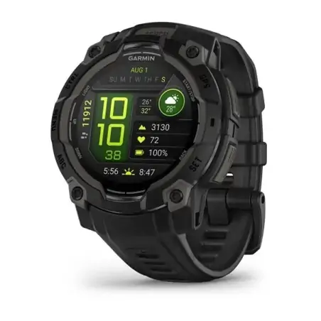 Garmin Instinct 3 AMOLED 45mm Black - 24 άτοκες δόσεις