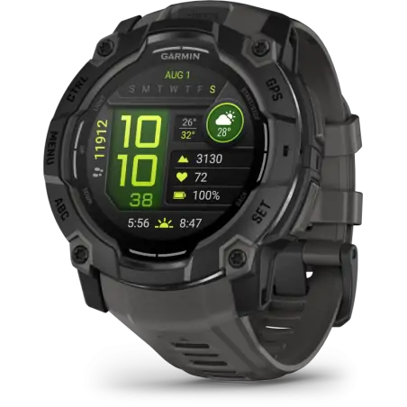 Garmin Instinct 3 AMOLED 50mm Black with Charcoal - 12 άτοκες δόσεις