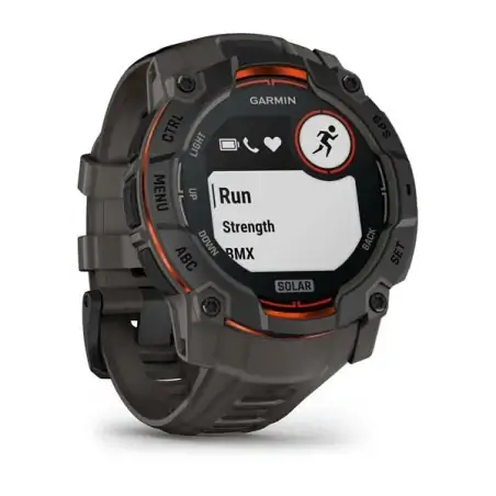 Garmin Instinct 3 Solar 50mm Black with Charcoal - 12 άτοκες δόσεις
