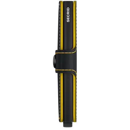 Secrid Miniwallet Mate Black & Ochre
