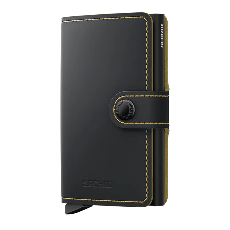 Secrid Miniwallet Mate Black & Ochre