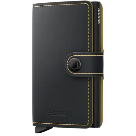 Secrid Miniwallet Mate Black & Ochre