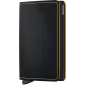 Secrid Slimwallet Matte Black & Ochre