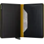 Secrid Slimwallet Matte Black & Ochre