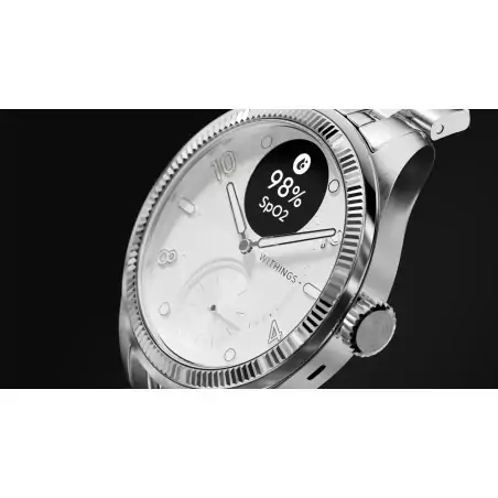 Withings Scanwatch Nova Brilliant Silver - 12 Άτοκες Δόσεις