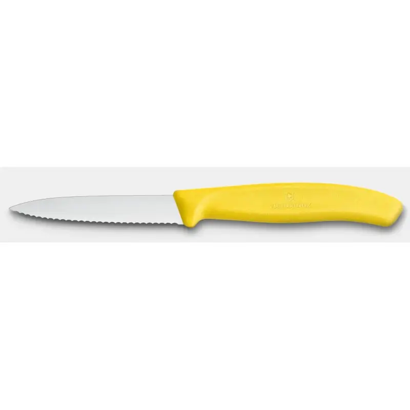 Victorinox Knife Οδοντωτό Yellow 8cm