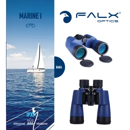 ΚΙΑΛΙΑ FALX Optics Marine I  7x50 Blue - 6 Άτοκες δόσεις