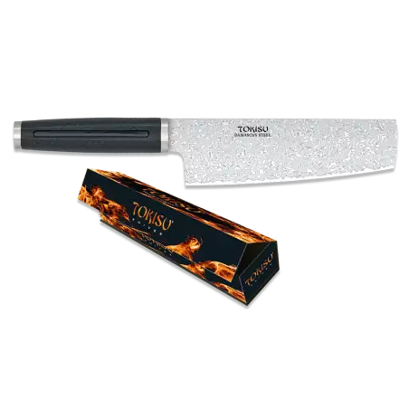 ΜΑΧΑΙΡΙ ΚΟΥΖΙΝΑΣ TOKISU, NAKIRI knife. Damascus blade 18 cm
