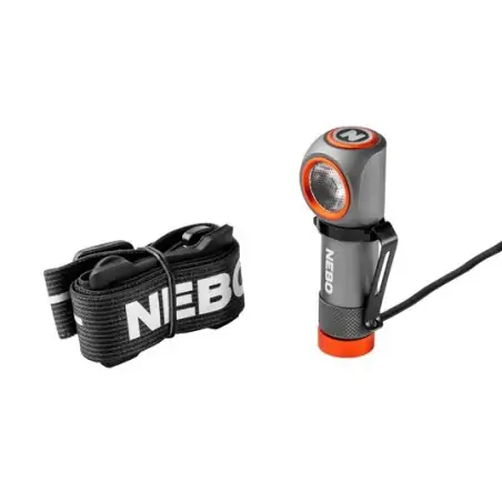 Nebo Einstein Rechargable Head Torch Headlamp & Pocket Light 600+ Lumens