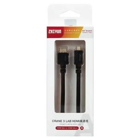 Zhiyun HDMI Mini to HDMI Micro Cable For Crane 3SCrane 3 LabWeebillS  LNHBHCA02  LNHBHCA01