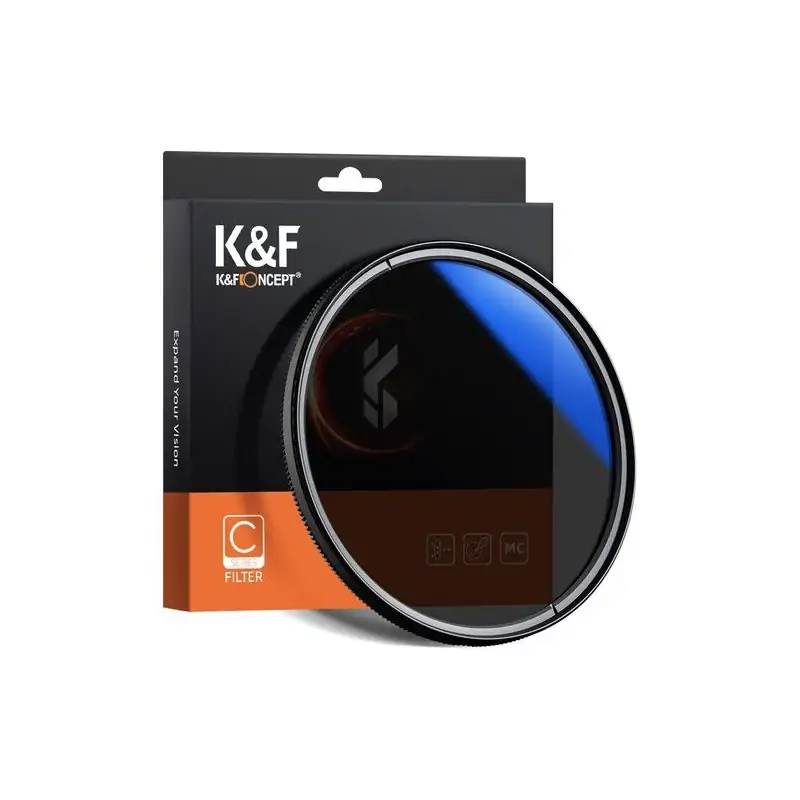 KampF Concept 72mm Blue MultiCoated Circular Polarizer Slim Filter