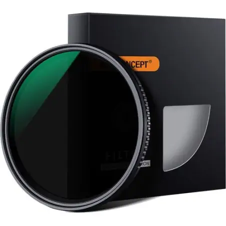 KampF Concept 49mm Variable Fader NDX ND8ND2000 Waterproof AntiScratch Green Coated Slim Filter