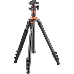 KampF Concept SA254M2 DSLR Camera Aluminum Tripod With Monopod And Ball Head Kit KF09089V1