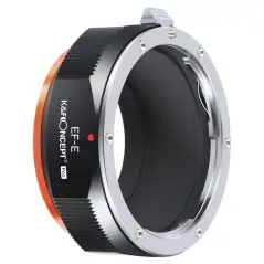 KampF Concept M12105 EOSNEX PRO Antireflection Coating Lens Adapter Orange KF06437