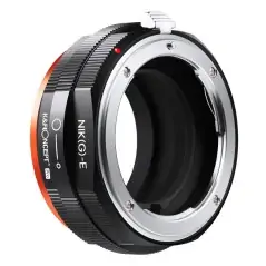 KampF Concept M18105 NIKGNEX PRO Antireflection Coating Lens Adapter Orange KF06438