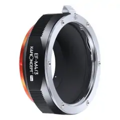KampF Concept M12125 Canon EOSM43 PRO Antireflection Coating Lens Adapter Orange KF06442