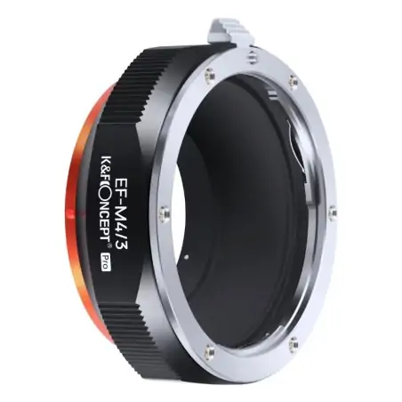 KampF Concept M12125 Canon EOSM43 PRO Antireflection Coating Lens Adapter Orange KF06442
