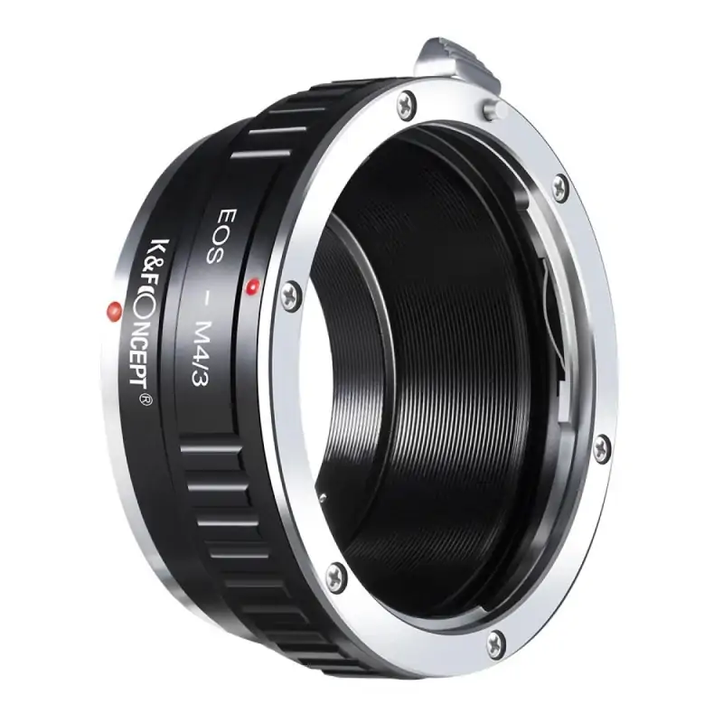KampF Concept EOSM43 Lens Mount Adapter For Canon EF EFS Mount Lens To M43 M43 MFT Mount Mirrorless Camera Body KF06090 KampF Concept EOSM43 Lens Mount Adapter For Canon EF EFS Mount Lens To M43 M43 MFT Mount Mirrorless Camera Body KF06090