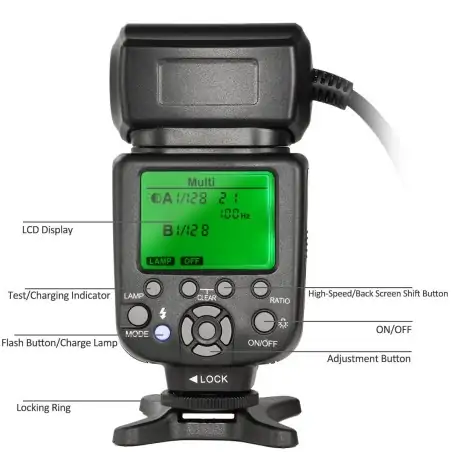 KampF Concept KF150 TTL Marco Ring Flash For Nikon KF22008