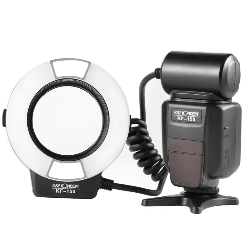 KampF Concept KF150 TTL Marco Ring Flash For Canon KF22005