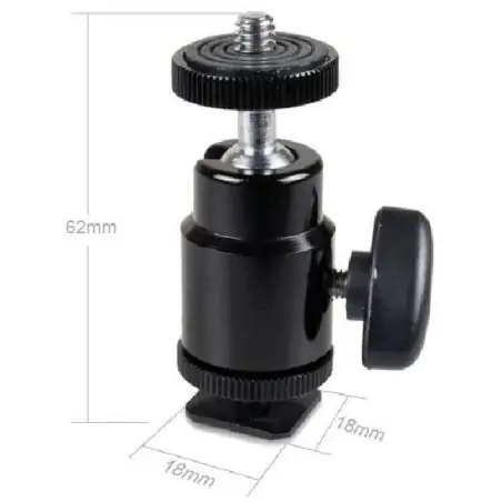 Feelworld Mini Ball Head With Hot Shoe feelball