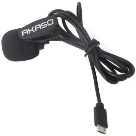 Akaso External Microphone 01962 For EK7000 Pro Brave 7 LE Brave 44 Pro