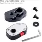 Feelworld QR14 Quick Release Plate for 35 to 7 Monitor with 14 Inch Screw Feelworld QR14 Quick Release Plate for 35 to 7 Monitor with 14 Inch Screw