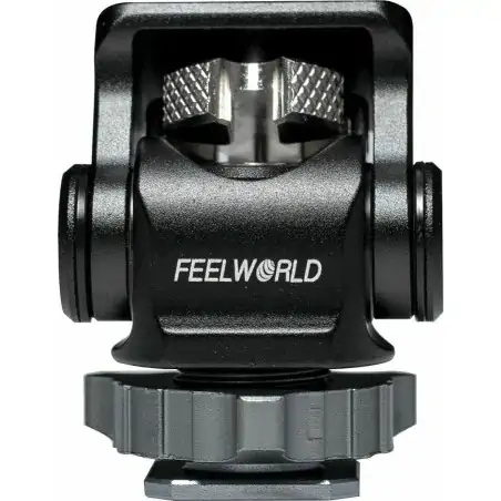 Feelworld Mini Hot Shoe Adapter Camera Monitor Mount 360 Degree Vlogger for DSLR Microphone Monitor Gopro MountVlogger