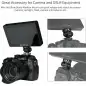 Feelworld Mini Hot Shoe Adapter Camera Monitor Mount 360 Degree Vlogger for DSLR Microphone Monitor Gopro MountVlogger