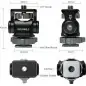 Feelworld Mini Hot Shoe Adapter Camera Monitor Mount 360 Degree Vlogger for DSLR Microphone Monitor Gopro MountVlogger