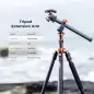 KampF Concept Upgrade Rotatable MultiAngle Center Column for Camera Tripod Magnesium Alloy amp Locking System KF31037