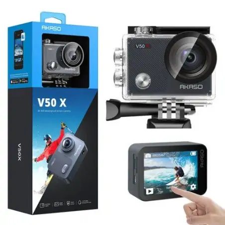 Akaso V50X Action Camera New Version with 2 Batteries