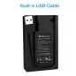 Powerextra DSLPE6 Dual Battery Charger with USB ACDC Power Adapter and LCD Display for Canon LPE6 LPE6N Battery 