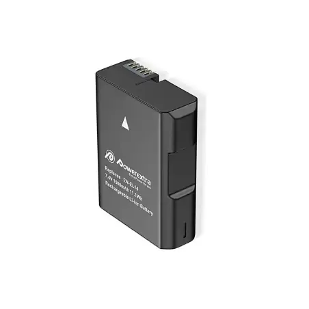 Powerextra NKENEL14 Replacement Battery For Nikon ENEL14 1500mAh Liion