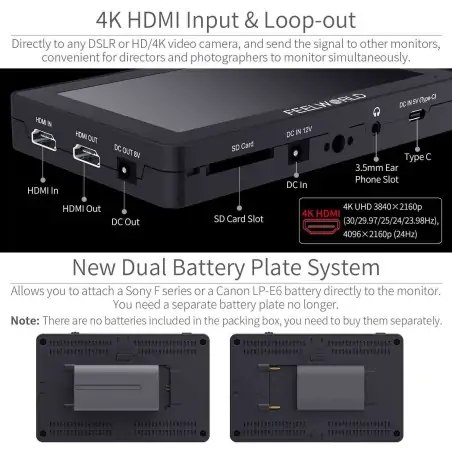 FeelWorld F6 Plus V2 6 4K HDMI Monitor
