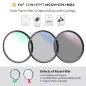 KampF Concept 405mm MCUVCPLND4 Lens Filter Kit with Lens Cleaning Cloth and Filter Bag