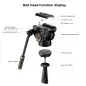KampF Concept VA18 VH081 Professional Heavy Duty Video Aluminum Tripod with Fluid Head KF09121