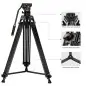 KampF Concept VA18 VH081 Professional Heavy Duty Video Aluminum Tripod with Fluid Head KF09121