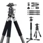 KampF Concept S254C2BH30 Lightweight Carbon Fiber Tripod Detachable Monopod Mini Tripod KF09113