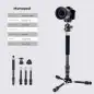 KampF Concept S254C2BH30 Lightweight Carbon Fiber Tripod Detachable Monopod Mini Tripod KF09113