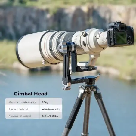 KampF Concept KF31052 Gimbal Tripod Head
