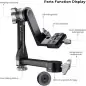 KampF Concept KF31052 Gimbal Tripod Head
